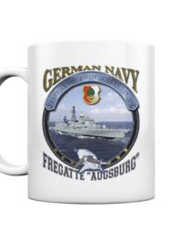 F213 Fregatte Augsburg - Keramiktasse - German Navy