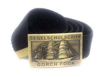 Gürtelschnalle - A 60 SSS Gorch Fock - massiv, messingf