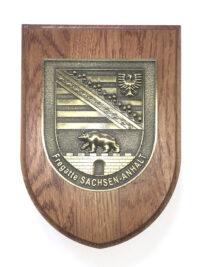 Massives Wappen - F224 Fregatte SACHSEN-ANHALT messingfarben