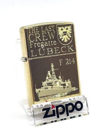 ZIPPO Feuerzeug - THE LAST CREW - F214 Fregatte LÜBECK - limitiert