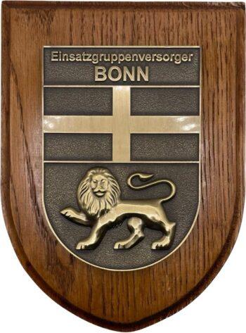 A1413 EGV BONN – Massives Wappen messingf. – German Navy
