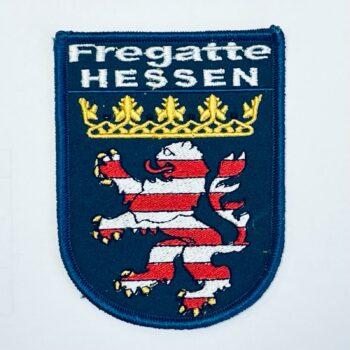 F221 Fregatte HESSEN – Patch/Aufnäher standard mit Klett - German Navy