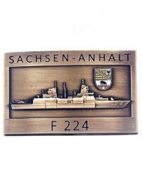 F224 Fregatte Sachsen-Anhalt - Gürtelschnalle massiv - German Navy