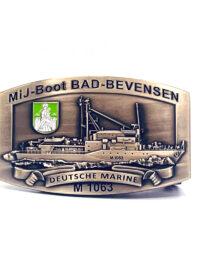 M1063 – BAD-BEVENSEN – MiJ BOOT - Gürtelschnalle massiv - German Navy